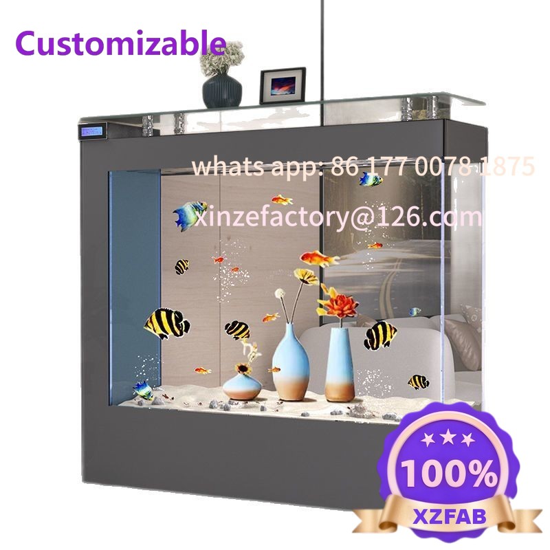 Aquarium Fish Goldfish - 맞춤형 신형 초백유리 생태 어항 거실