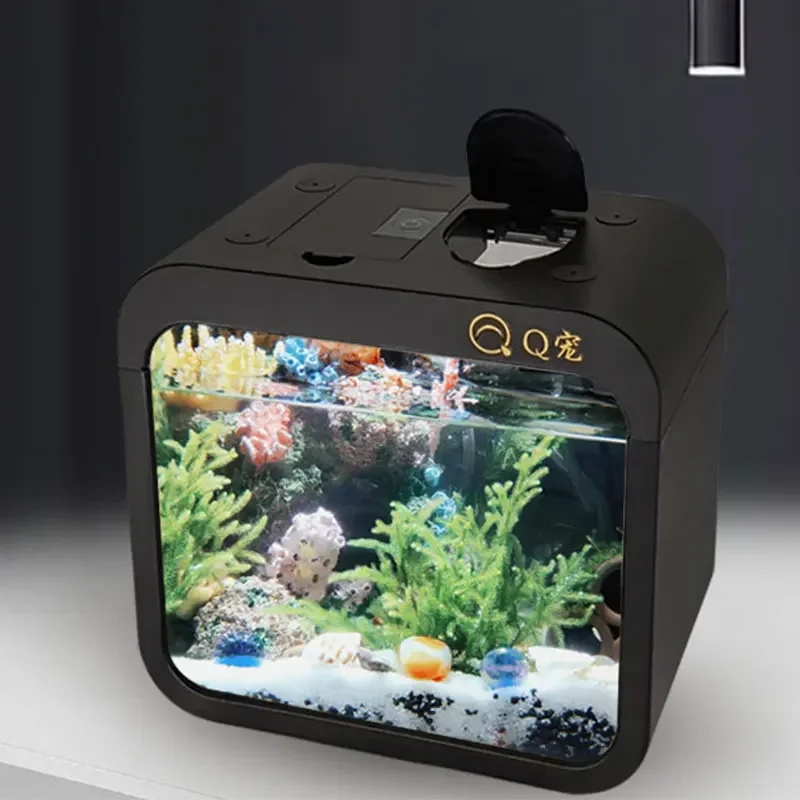Aquarium Fish Goldfish - 데스크탑 투명 아크릴 어항 플라스틱 소형