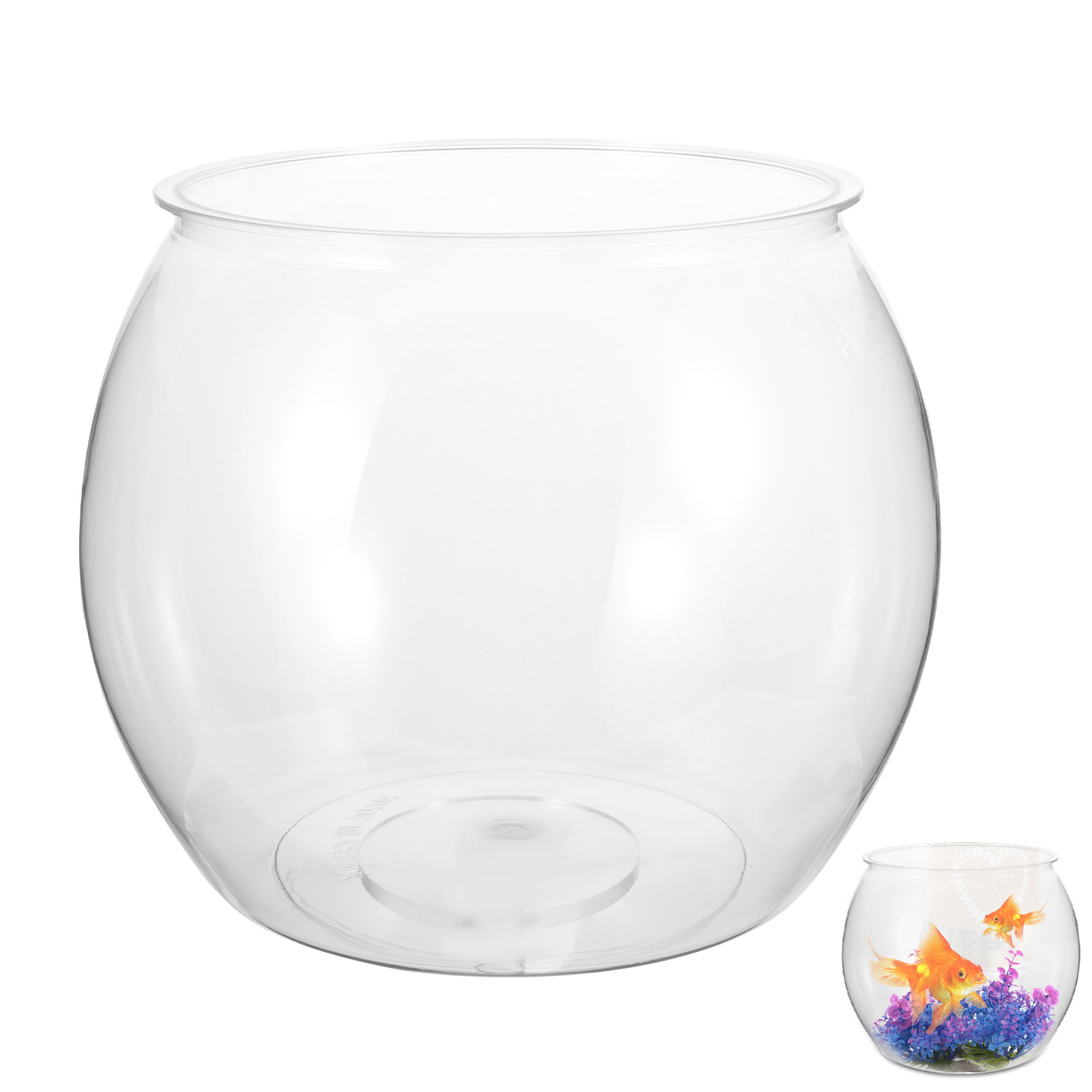 Aquarium Fish Goldfish - 투명한 플라스틱 어항, 튼튼한 테이블형 어항으로,