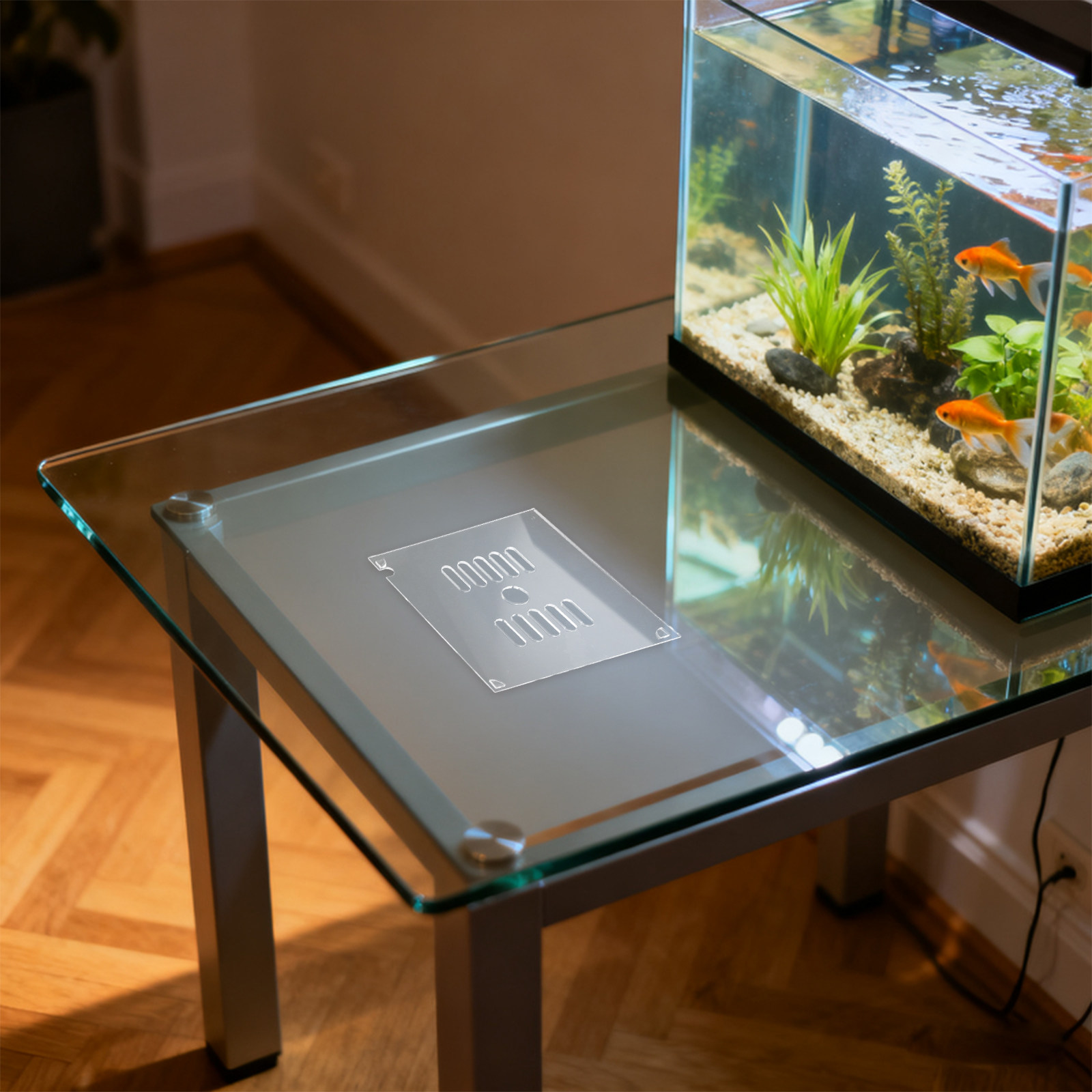Aquarium Fish In Bowl - 2개입 어항 뚜껑 아크릴 15cm 원형