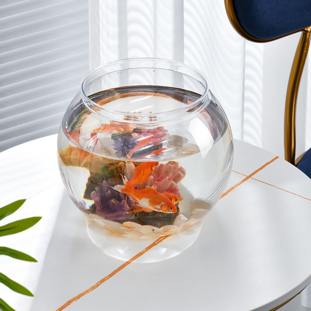 홈데코 투명 원형 어항 플라스틱 소형 어항 크리에이티브 - Aquarium Fish In Bowl 리뷰 및 가격