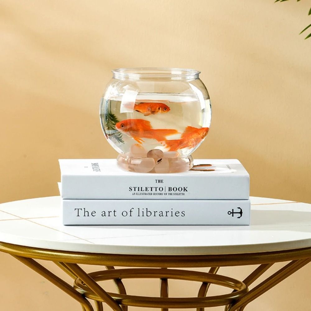 휴대용 투명 어항 원형 플라스틱 소형 물고기 그릇 깨지 - Aquarium Fish In Bowl 리뷰 및 가격