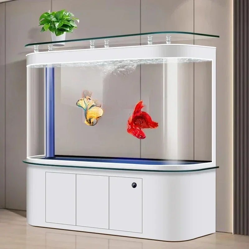 어항 거실 아치형 수조 무수 바닥필터 지능형 상륙생태 - Aquarium Fishland 리뷰 및 가격