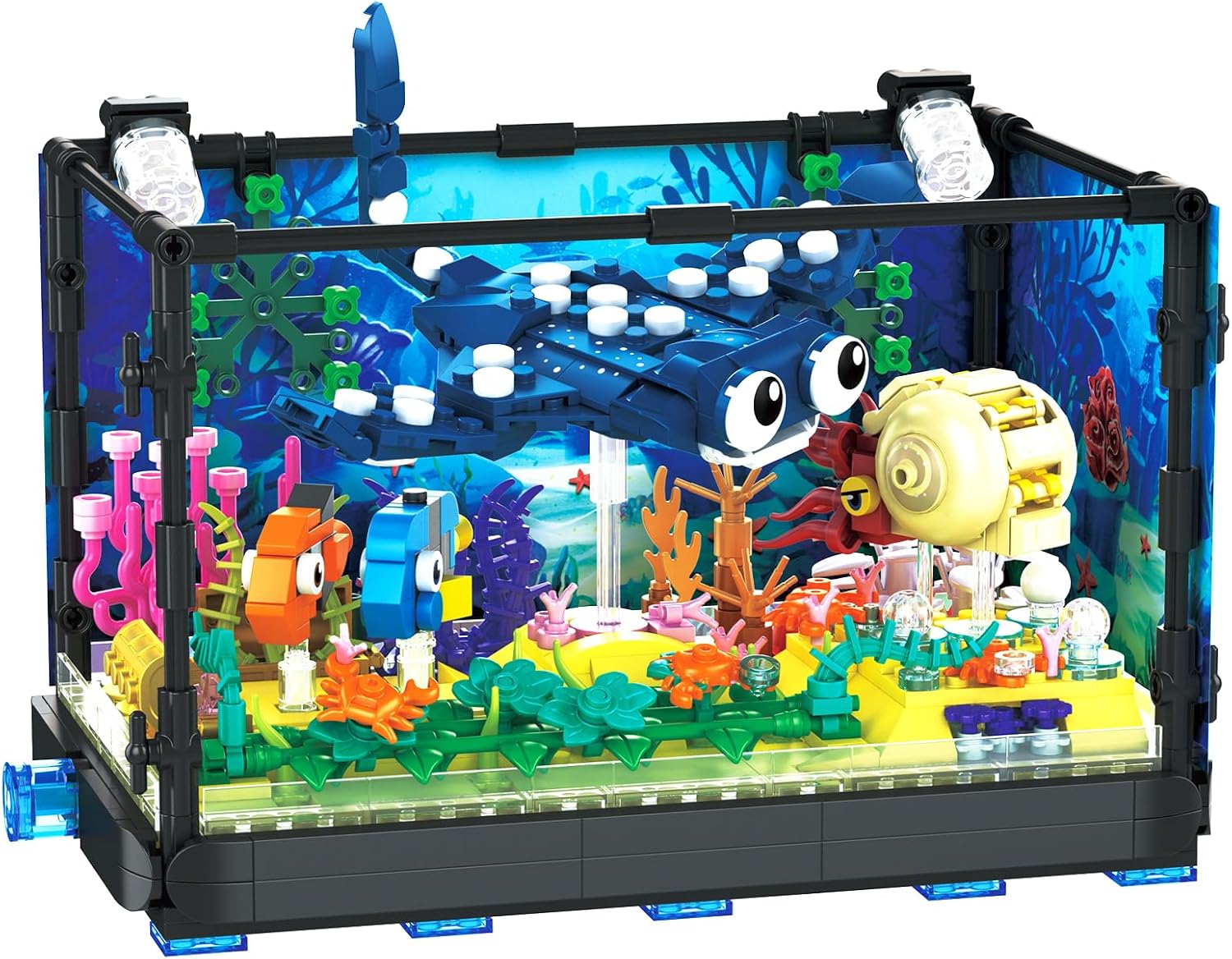 어항 조립 세트 - 해양 수족관 장난감, 크리스마스,  - Aquarium Fish Lego 리뷰 및 가격