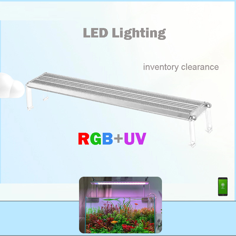 LED 조명 60cm 80cm 90cm RGB UV 수 - Aquarium Fish Sale 리뷰 및 가격