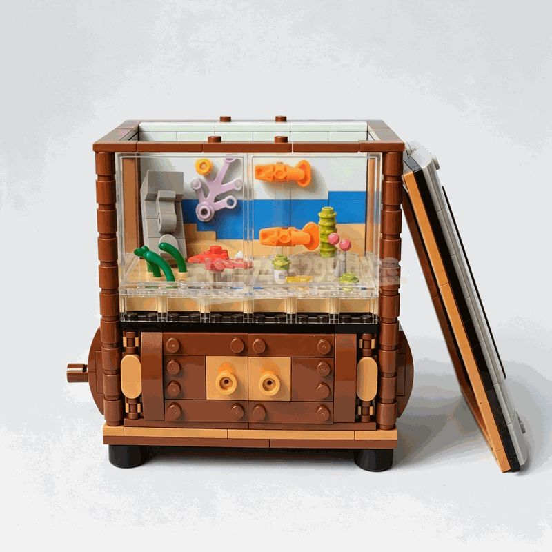 551피스 애니메이션 수족관 조립 블록 움직이는 어항  - Aquarium Fish Lego 리뷰 및 가격