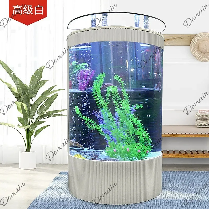 B80 반원형 유럽식 거실 어항 소형 가정용 생태 무수 - Aquarium Fishland 리뷰 및 가격