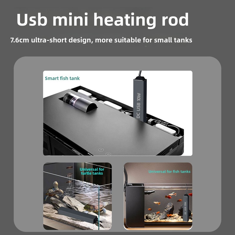 USB 미니 어항 히터 10W-304 스테인리스 스틸, - Aquarium Fish In Bowl 리뷰 및 가격