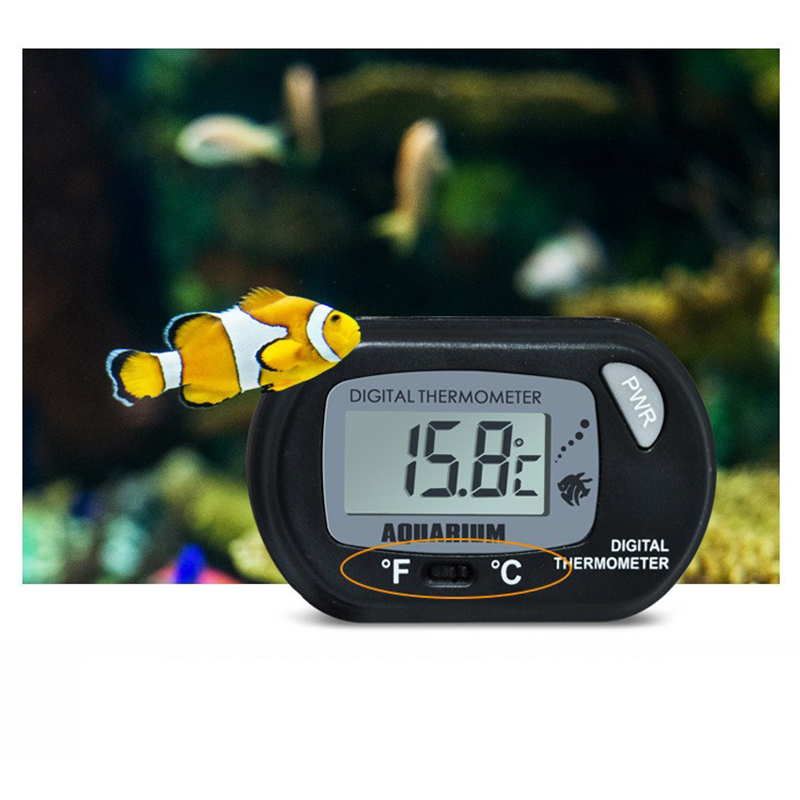 1PC 58*37mm 물고기 탱크 디지털 온도계, 노란 - Aquarium Fish Yellow 리뷰 및 가격